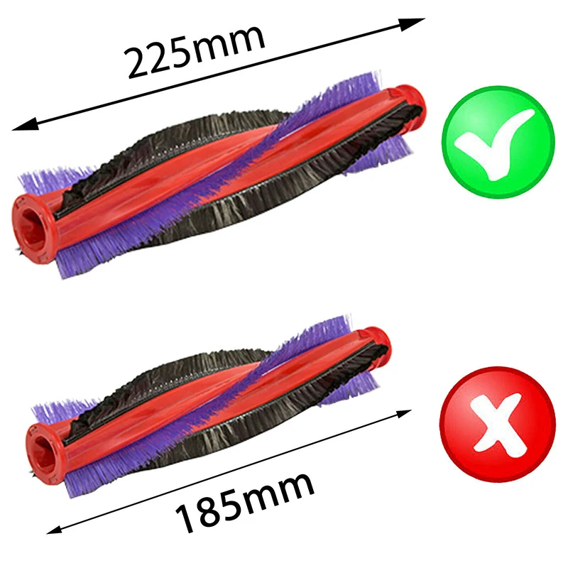 

225mm Roller Brush 963830-02 For DYSON V6 SV03 SV07 Sweeper Cleaner Parts Vacuum Cleaner Parts Replacement