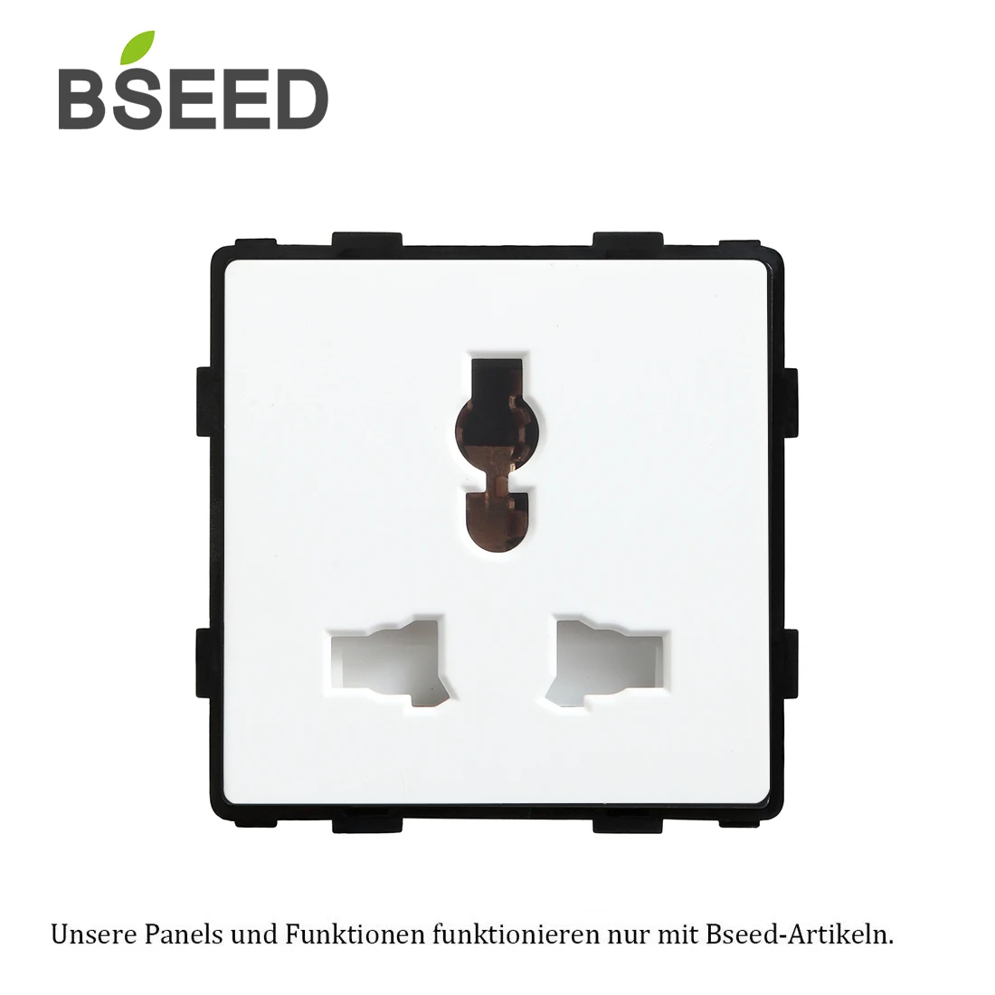 Настенная розетка BSEED электрическая с питанием от USB в европейском и британском