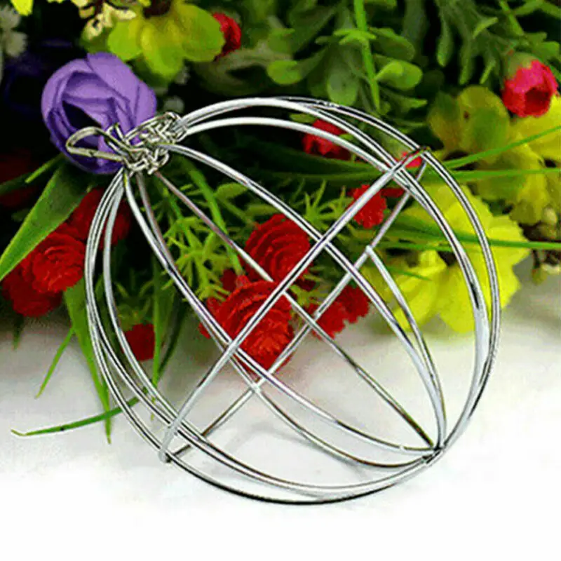 Новая круглая сферическая подача корма из нержавеющей стали для упражнений