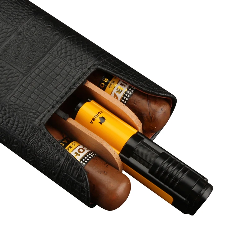 COHIBA мини металлическая зажигалка для сигар 1 струйная газовая сигарет с бутаном