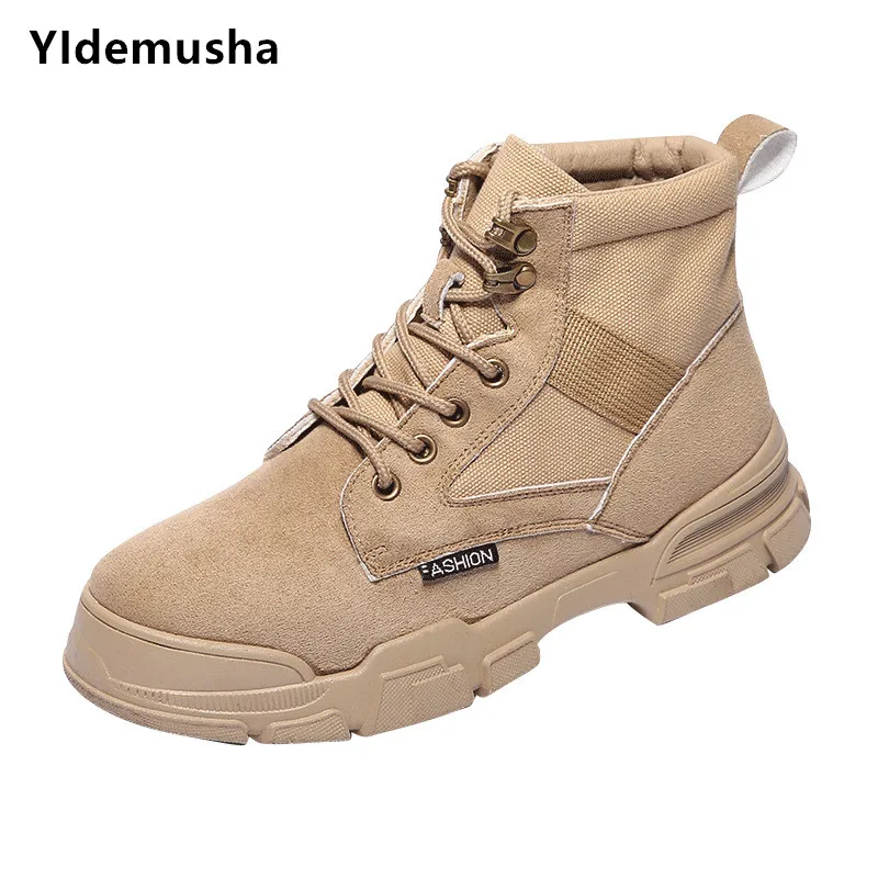 Ботинки женские на толстой платформе из ПУ кожи шнуровке|Женские полусапожки| |