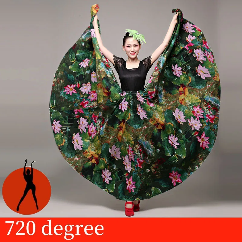 style 10 720 Женские танцевальные костюмы фламенко испанское платье Фламенго танцовщица одежда для бальных танцев Одежда для танцоров для выступлений SL1442 - Цвет: style 10 720