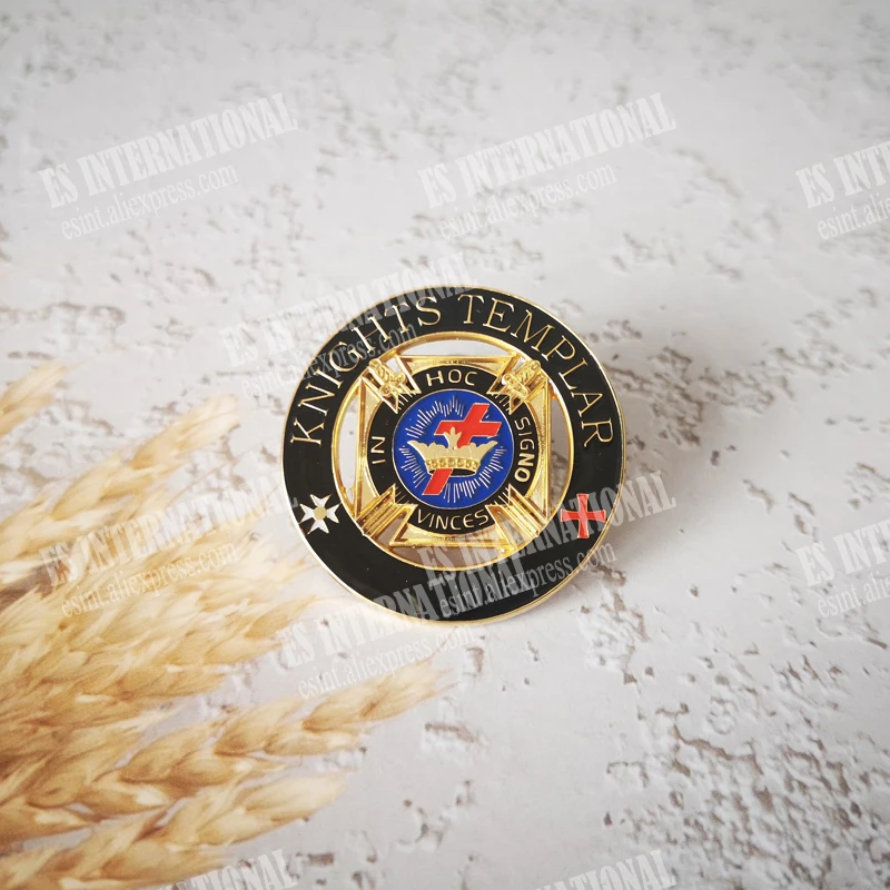 Масонские булавки для лацканов значок маскарада модель BLM27 Рыцари TEMPLAR цинковый