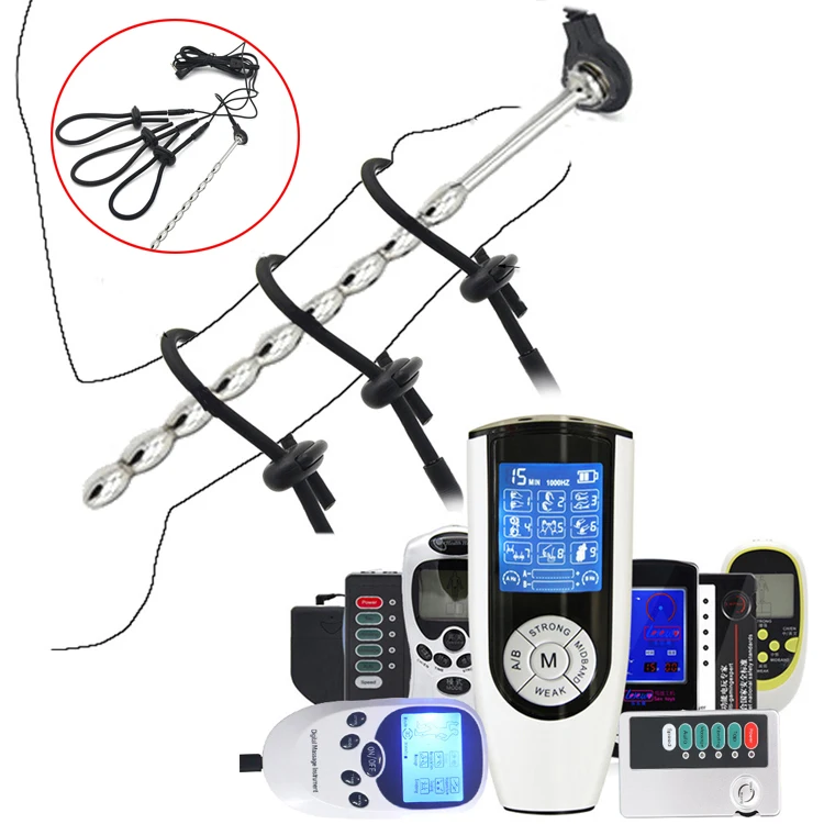 Мужской Массажер для мастурбации поражения электрическим током пенис разъем