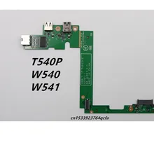For Original for Lenovo ThinkPad T540P W540 W541 USB LAN Ethernet Board Interface Subcard 04X5512 48.4L029.011 48.4L027.011