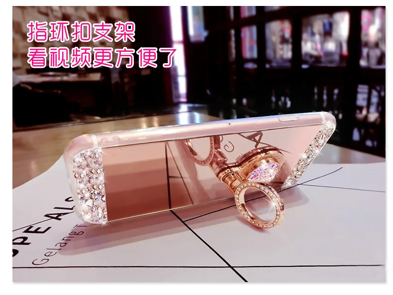 

Luxury Bling Diamond Mirror Cases Samsung Galaxy A50 A70 A40 A30 A20 A20E A10 A30S A21S A51 A71 A31 Glitter Coque shell