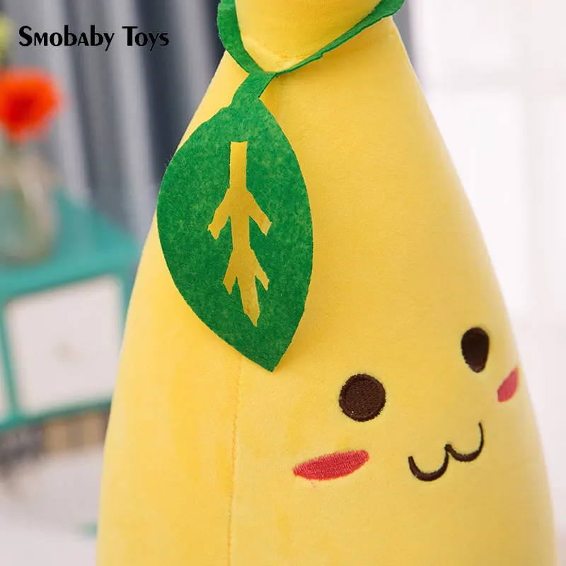Милый банан плюшевая кукла новые фрукты мягкая игрушка-банан детская подушка для