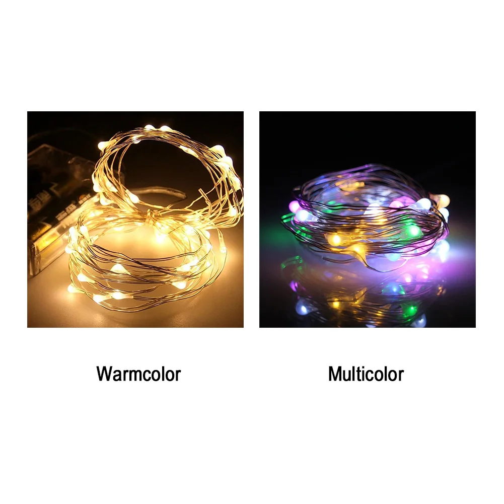 

Indoor Outdoor Waterproof Party Decoration Battery Operated Copper Wire Garden Fairy 20 LED Wedding Home Light String