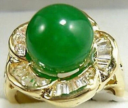 + 904 ювелирные изделия розы резной инкрустацией циркония зеленый нефрит