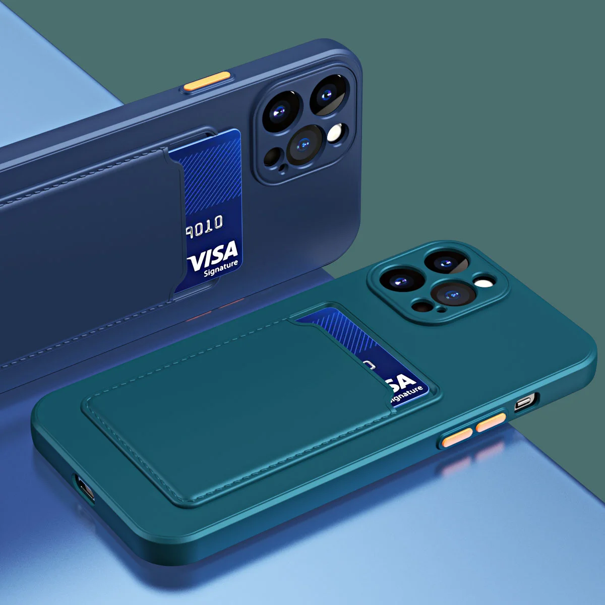 candy color wallet card slot soft silicone case for oppo a74 a94 a95 a16 f19 reno 5 6 pro 5g 5f z shockproof phone cover free global shipping