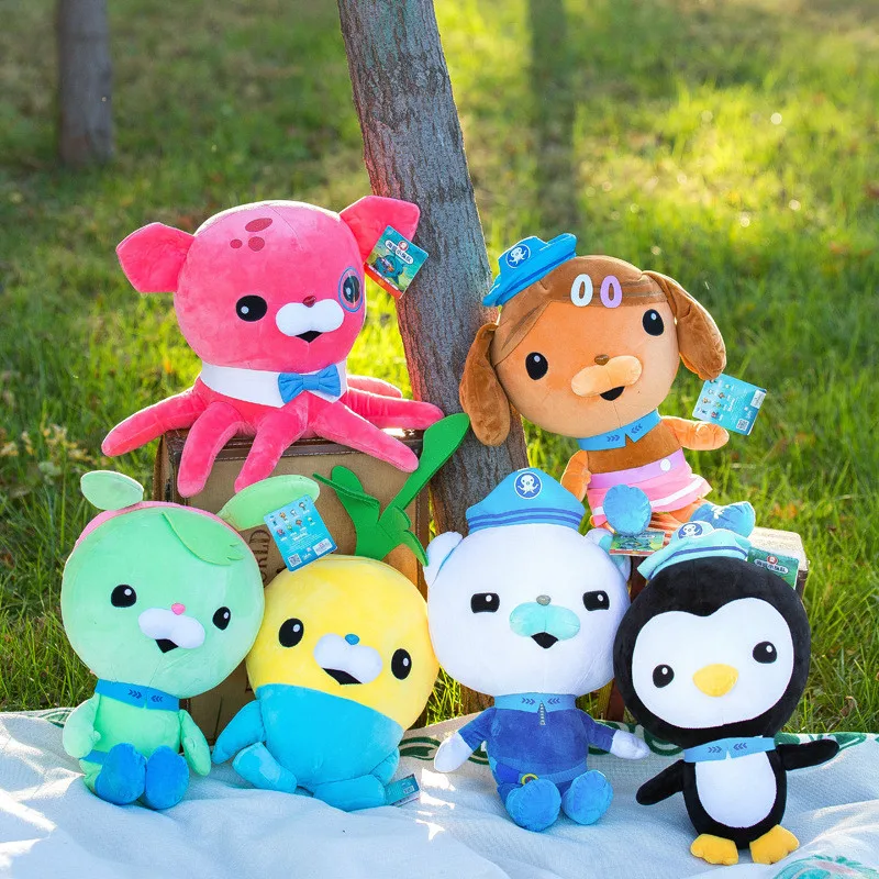 Oryginalny Octonauts 19 см pluszowe zabawki Barnacles Peso Kwazii Tweak Vegimal zwierzont nadziewane вечерние prezent urodzinowy