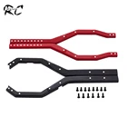 Колесная база, Регулируемая металлическая рама шасси, набор направляющих для 110 радиоуправляемого гусеничного автомобиля Axial SCX10 III AXI03007 Wrangler JT, обновление гладиатора