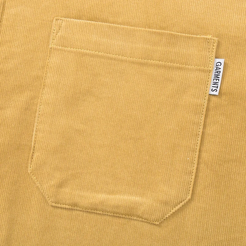 Рубашка SEMIR мужская с длинным рукавом однотонная Вельветовая флисовая рубашка