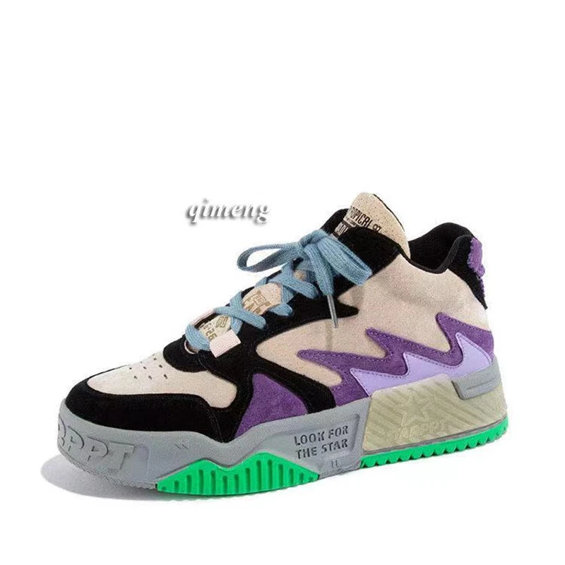 

2021 All-Match Old Shoes Increase In Spring And Autumn Women's Shoes Casual Breathable Sports Shoes Non-Slip Thick Sole Shoes