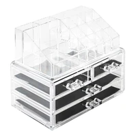 acrylic makeup rack with 4 drawers transparent special purpose bags bags180821103