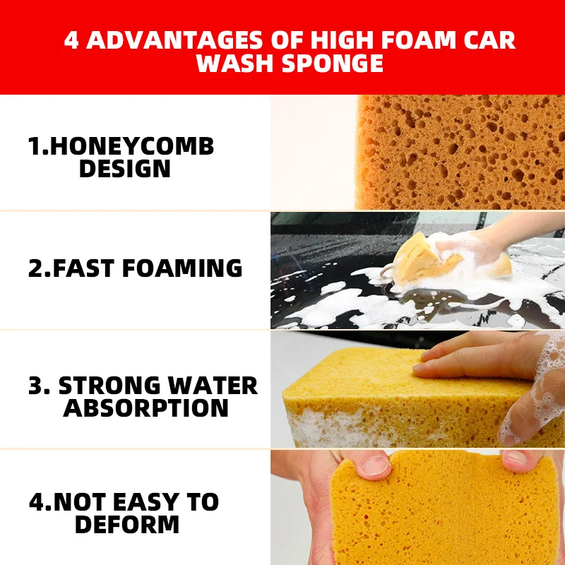 Щетка для мытья автомобиля Полировочная губка чистящие принадлежности красоты щетка королевского размера
