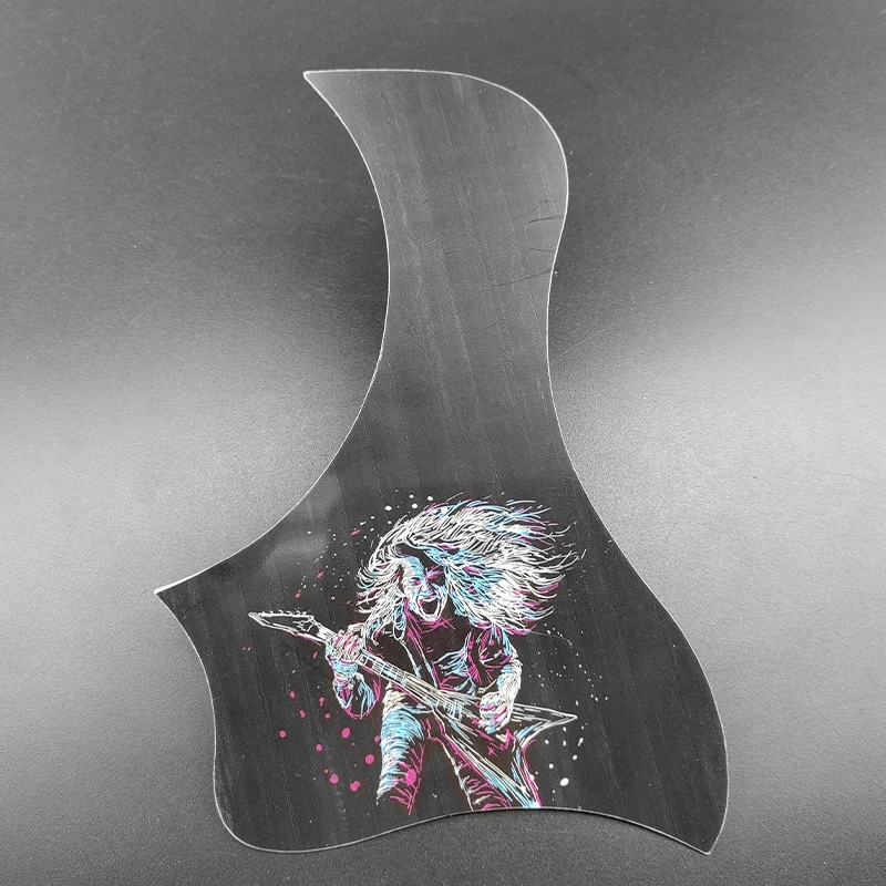 Самодельная защита для акустической гитары самоклеящаяся звукового отверстия