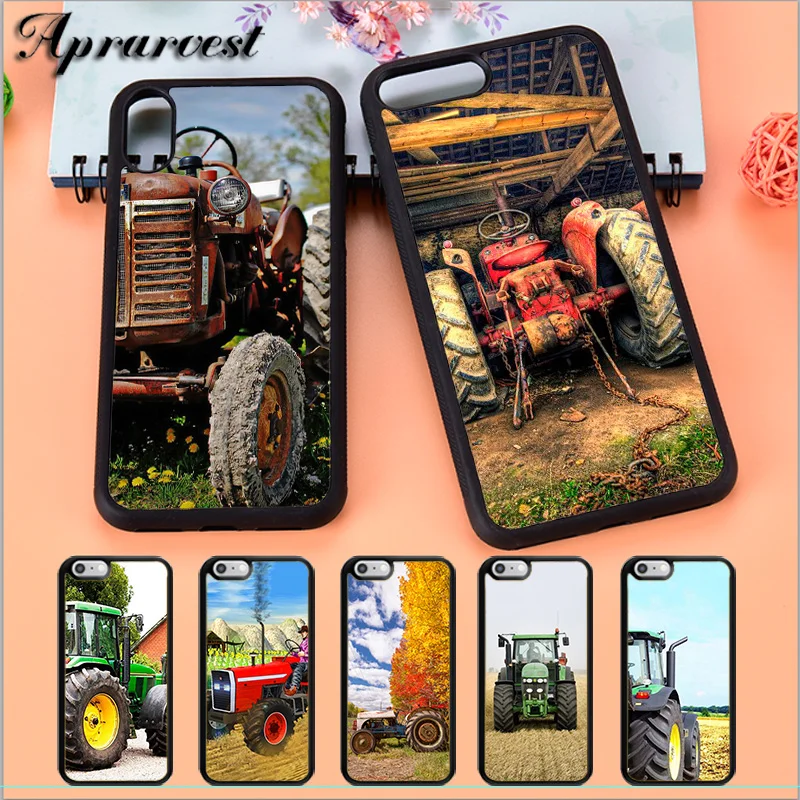 Aprarvest трактор чехол для телефона iPhone 5 5S SE 6 6S 7 8 PLUS X XS XR MAX 11 PRO|Бамперы| |