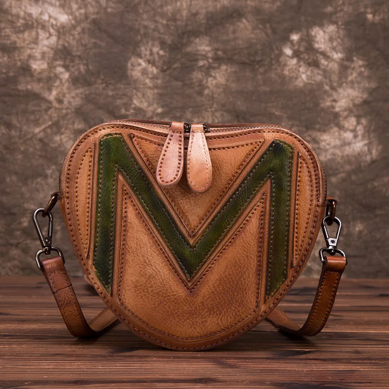 Сумка женская замшевая в форме сердца | Багаж и сумки