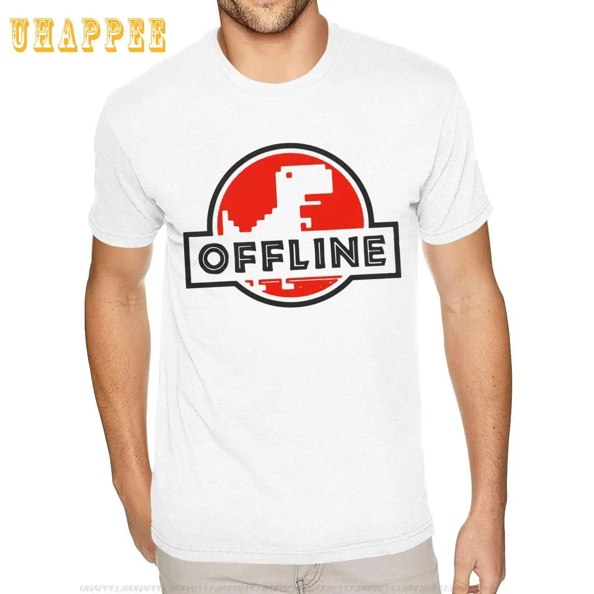 

Мужская футболка с коротким рукавом Trex, белая футболка с коротким рукавом, лето 2020