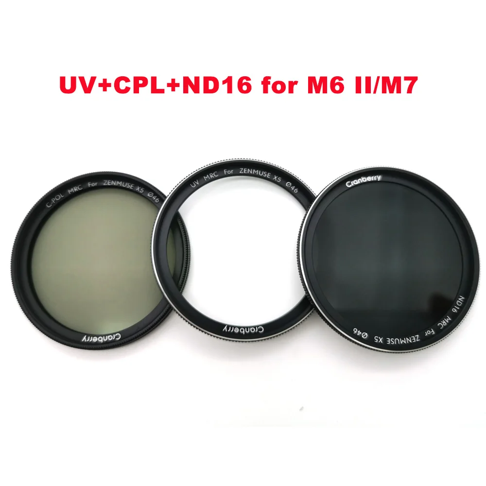 UV-CPL-ND16 JINSERTA UV CPL ND16 набор переходных колец для sony RX100 M6 II M7 крышка объектива камеры для sony RX100 M6 II M7 аксессуары для камеры - Цвет: UV-CPL-ND16