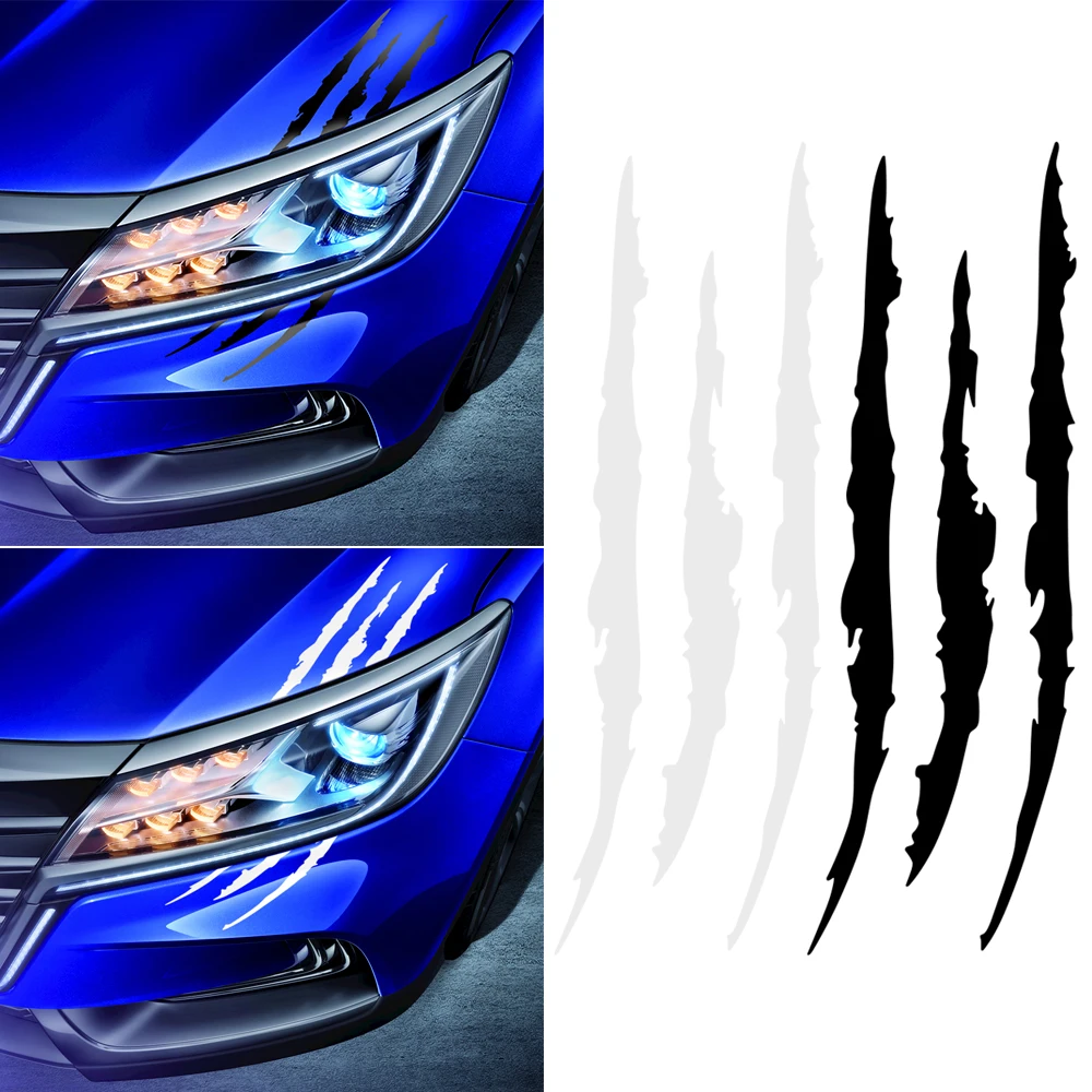 Наклейка для фар Hyundai Creta I30 IX35 Volkswagen Polo VW Golf 4 7 5 Tiguan Kia Rio K2 Sportage KX5|Наклейки на