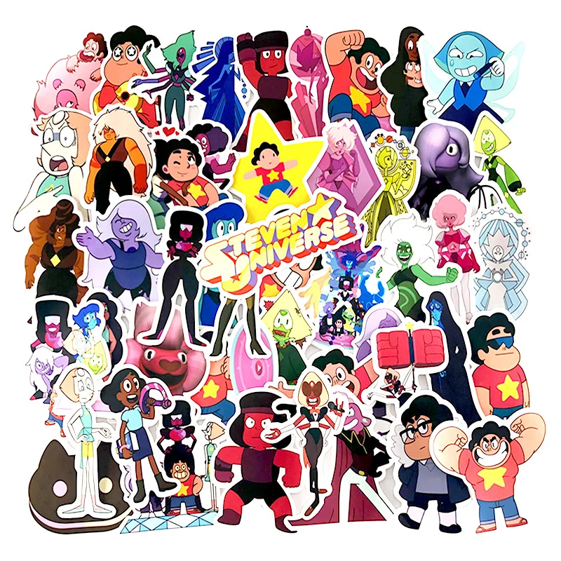 50 шт. водонепроницаемые Мультяшные обои из ПВХ для скрапбукинга|Наклейки