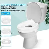 6cm10cm16cm bathroom raised toilet seat height elevated safety lift without cover disabled elder pregnant safety toilet seat