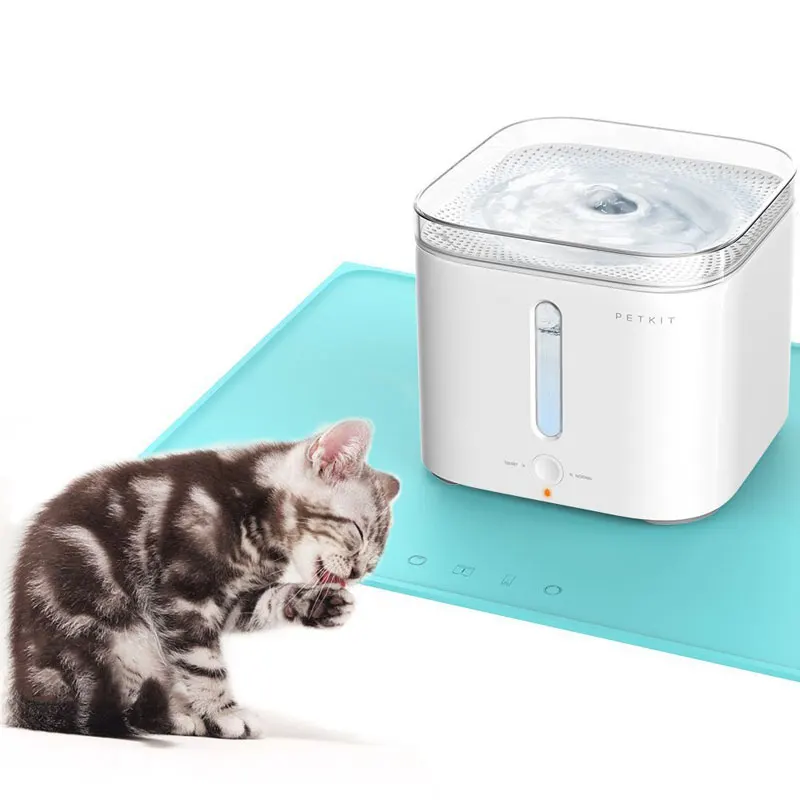 PETKIT коврик для собак, кошек, еды, FDA класс, силикон, водонепроницаемый, для размещения домашних животных, нескользящий, непромокаемый, коврик для кормления домашних животных 46x34 см