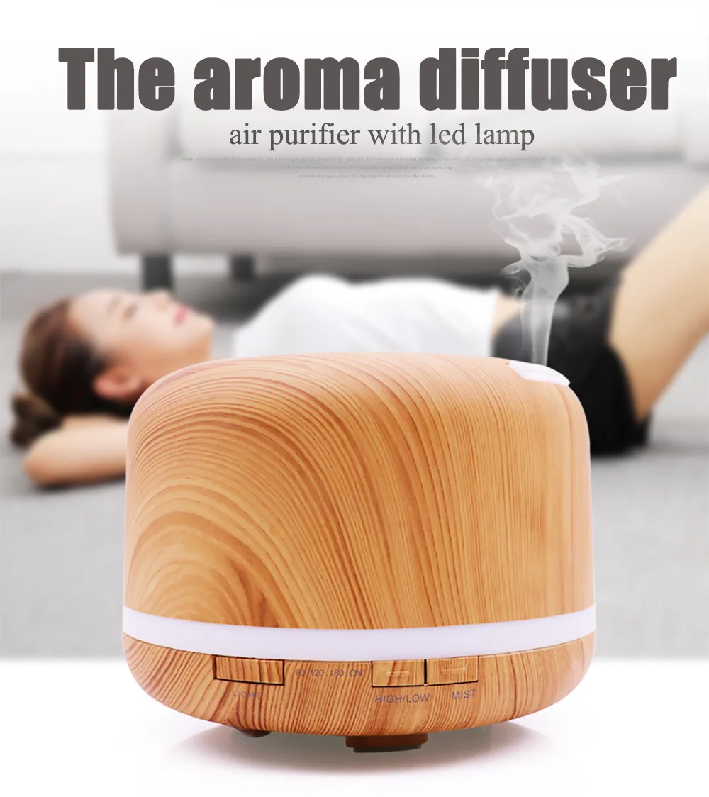 Ультразвуковой увлажнитель воздуха Ароматический диффузор эфирных масел 7