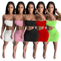 sexy spaghetti strap bodycon mini dress off shoulder hollow out dresses for women summer outfits beachwear club dress