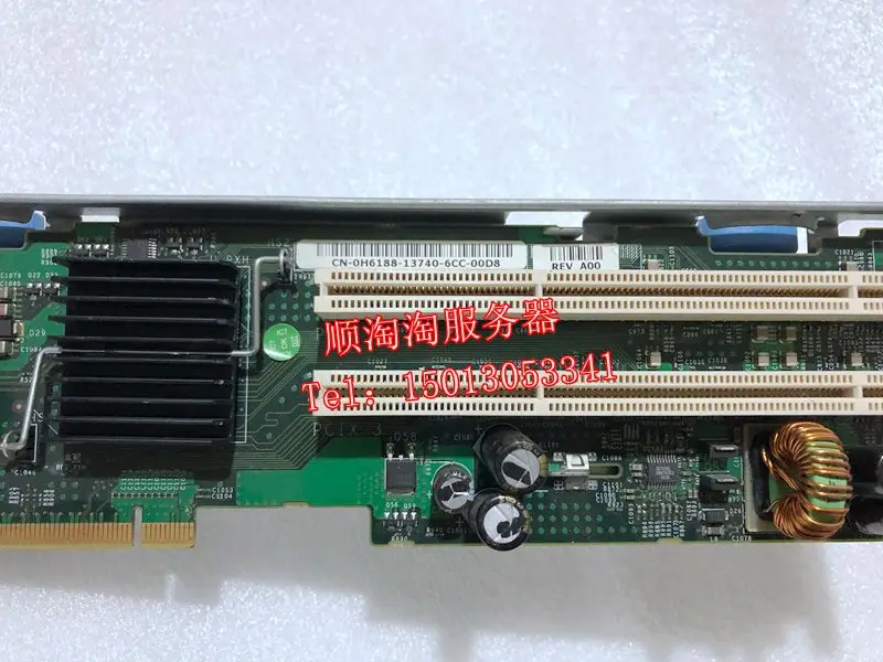 Для Dell PE2950 PCI плата расширения DELL 2950 PCI-X Board H6188 Для Dell PE2950 PCI плата расширения DELL 2950 PCI-X Board H6188