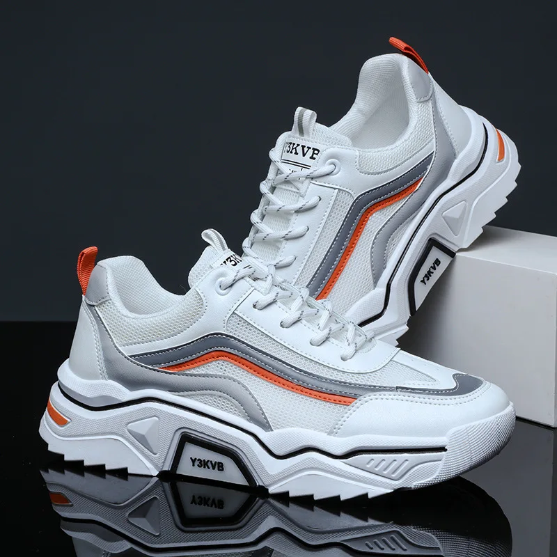 

2021 new men's single mesh hollow mesh breathable sneakers