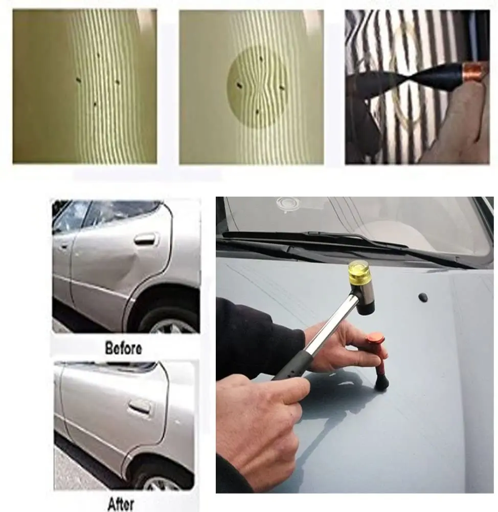 melhor Super Carro Paintless Dent Repair Tool Carro Extrator Remoção Dent Removedor Kit Para O Corpo Do Carro Dent Repair Kit