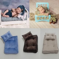 newborn baby photography props bed basket crib mini mattress mattress posing pillow bedding fotografia accessories cushion mat