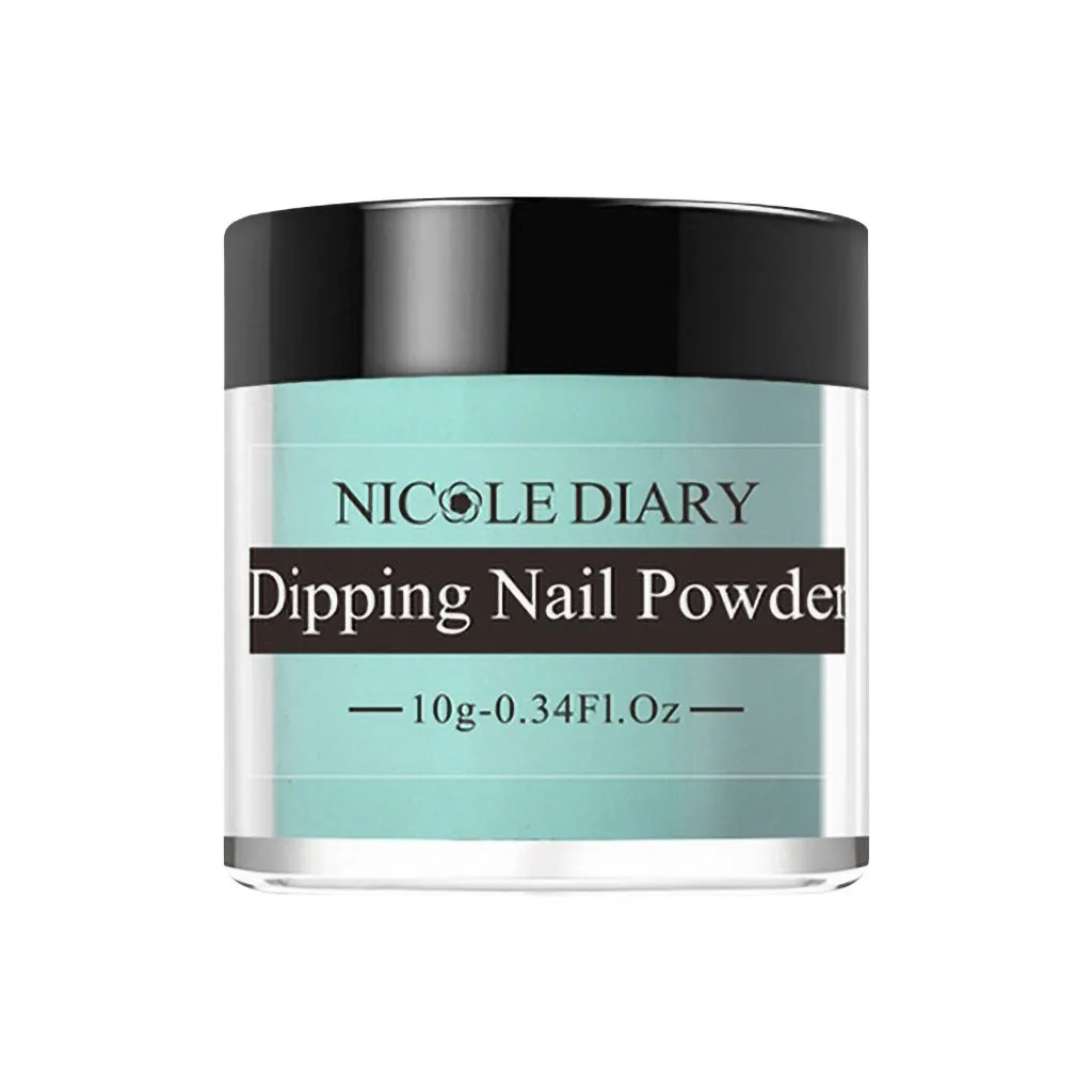 Dip пудра для ногтей Блеск 8 цветов без лампы лечение натуральный монохромный