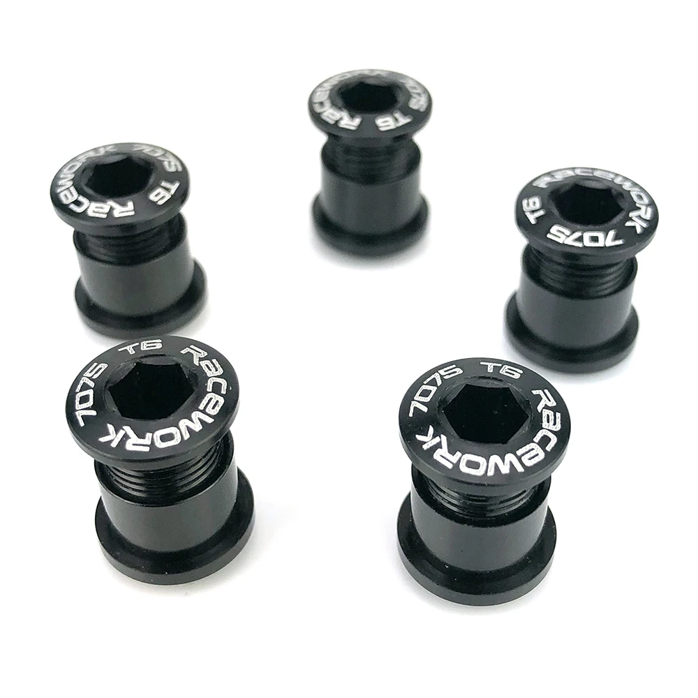 8.5mm Black Винты для шоссейного велосипеда MTB, 7075, алюминиевый сплав, болты для шоссейного велосипеда, 5 шт. в упаковке - Цвет: 8.5mm Black