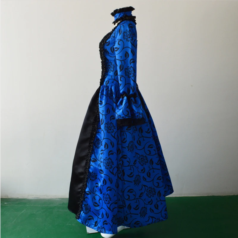 Хорошее качество S 5XL леди ретро большие качели плотная Талия средневековое Макси