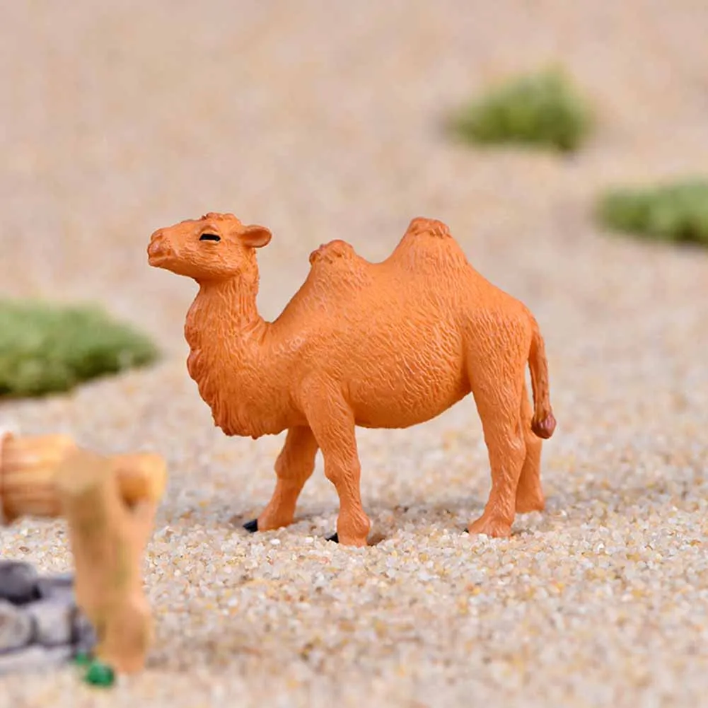 Реалистичная фигурка животного верблюда из пустыни 1 шт. миниатюрное ландшафтное