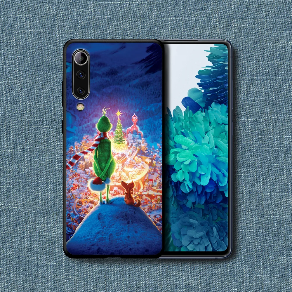 

How Grinch Stole Christmas Phone Case For Xiaomi Mi Note 10 A3 9 MAX 3 A2 8 9 Lite Pro Ultra black Cover Silicone Hoesjes