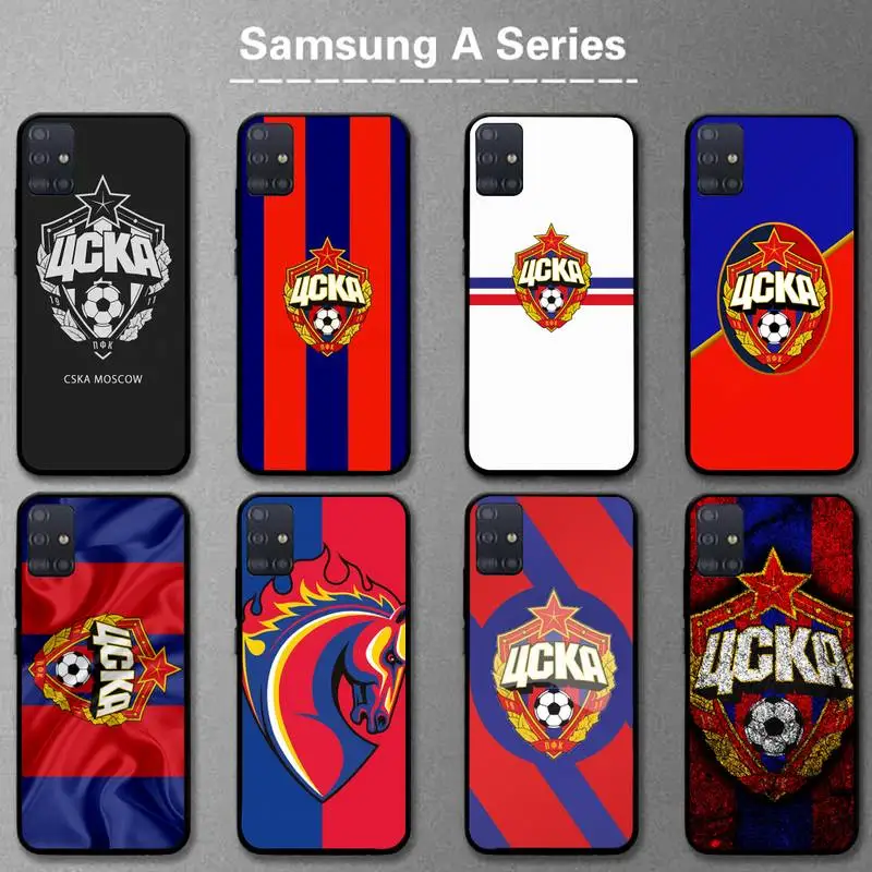 

CSKA Moscow Football Phone Case For Samsung A01 A10 A02 A20 A31 A40 A50 S A52 A51 A70 A71 A80 A91 Cover Fundas Coque