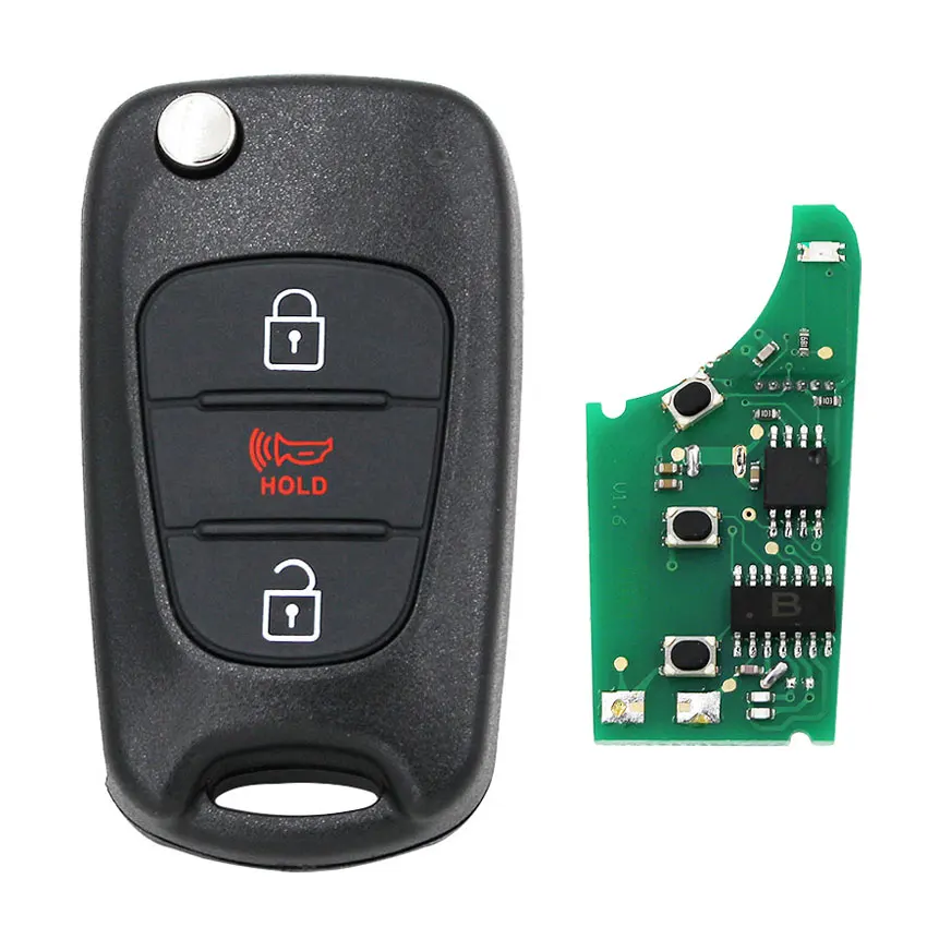 Upgraded Folding Remote Key Fob 315MHz ID46 Chip for Kia Soul 2011-2013 NYOSEKS-AM11ATX | Автомобили и мотоциклы