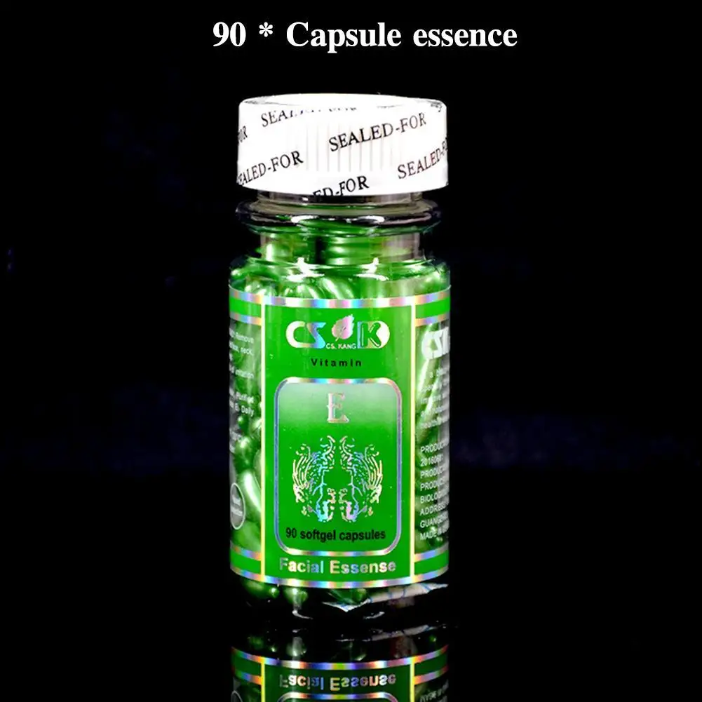 

90 Pcs/Box Vitamin E Capsules Face Serum Spot Acne Removing Moisturizing Nutrition Whitening Freckle Capsule Face Cream