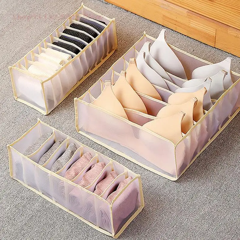 

Underwear Storage Organizer for Clothes Separated Socks Shorts Bra Storage Boxs