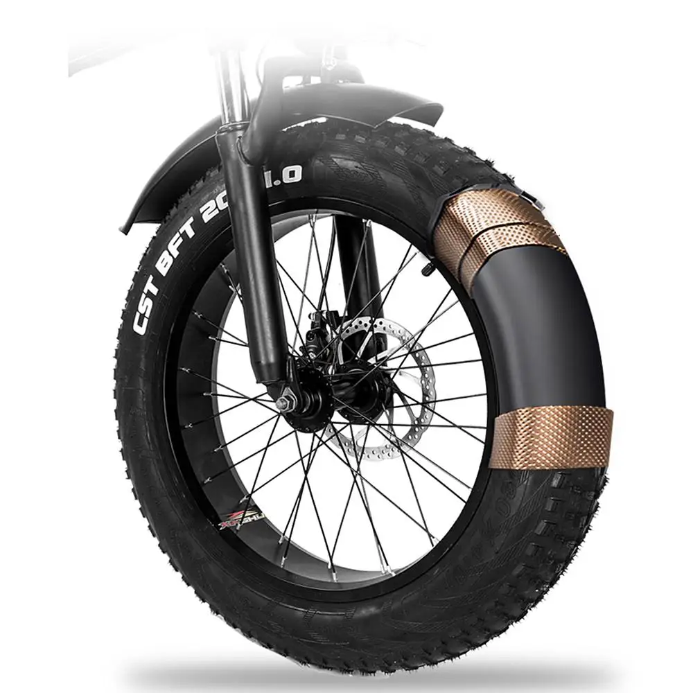 

[EU Direct] CMACEWHEEL GW20 Folding Electric Bike 48V 24AH 750W 20Inch Fat Tire Electric Bicycle 30-45 km/h Top Speed Disc Brake