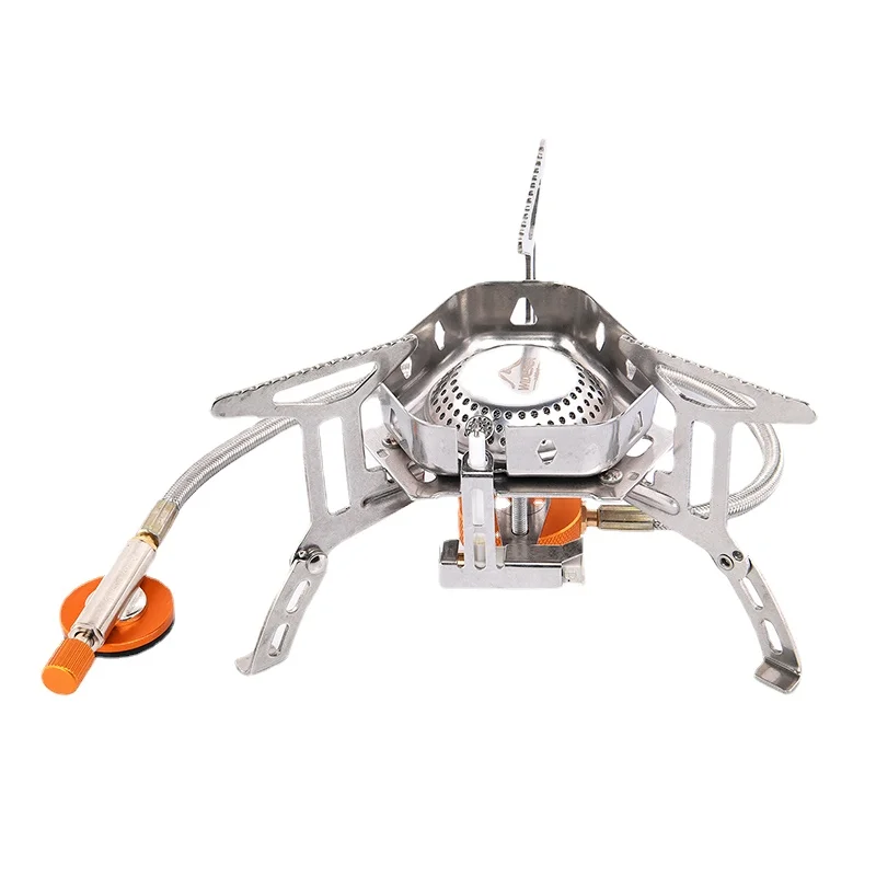 

Widesea Wind proof outdoor gas burner camping stove lighter tourist equipment kitchen cylinder propane grill