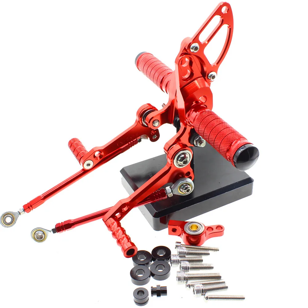 МФС мотоцикл задний комплект ЧПУ Регулируемые подножки аксессуары для поездок