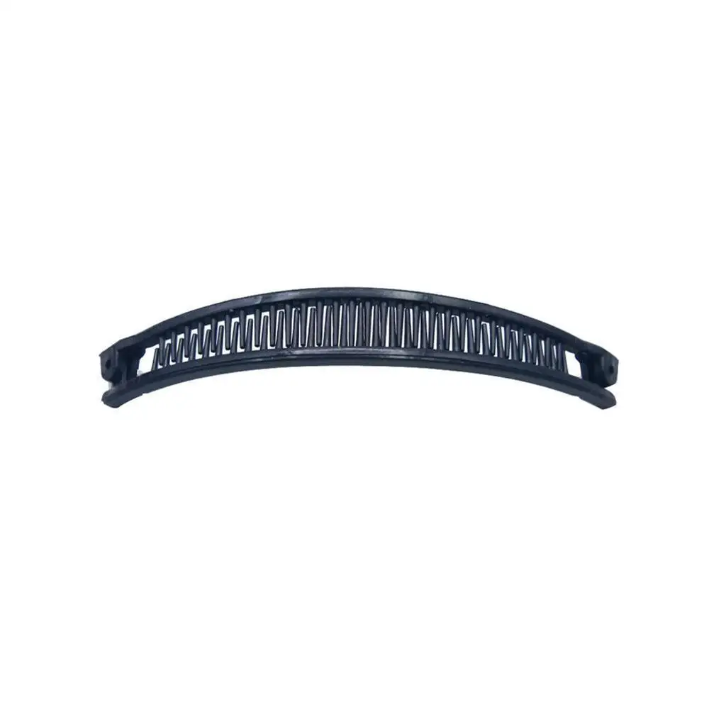 Black Hair Clip Простой Зажим Шпилька для волос банан волос гребень конский хвост держатель гребень клип форма черный/белый Корея волос гребень - Цвет: Black Hair Clip