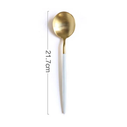 White Gold 3 Столовый набор, столовые приборы, ножи, вилки, ложки, посуда Wester, кухонная посуда, нержавеющая сталь, для дома, вечерние, свадебные украшения, набор посуды - Цвет: White Gold 3