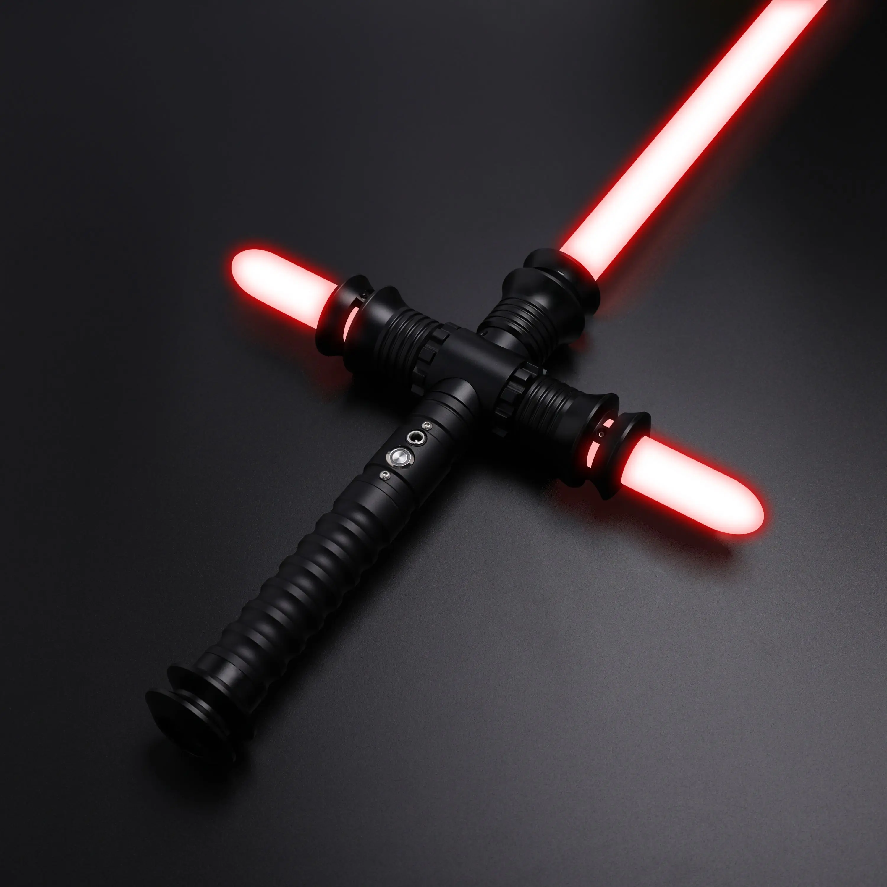

SaberFeast New Cross Lightsaber Smoothswing Metal Hilt With Dueling Blade Blater FOC Lock Up Laser Sword Cosplay Toys-TSK-C01